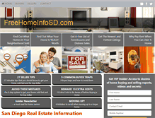 Tablet Screenshot of freehomeinfosd.com